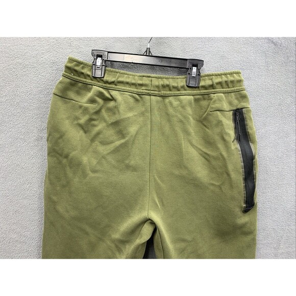 Nike Mens Sportswear Tech Fleece Jogger pants Olive Green Size Large - Picture 11 of 14
